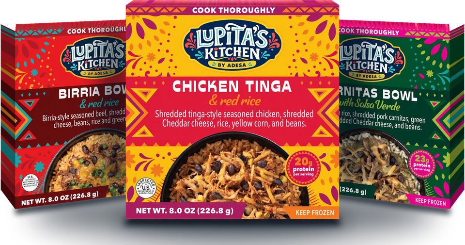 Lupita’s Kitchen by Adesa single-serve frozen bowls